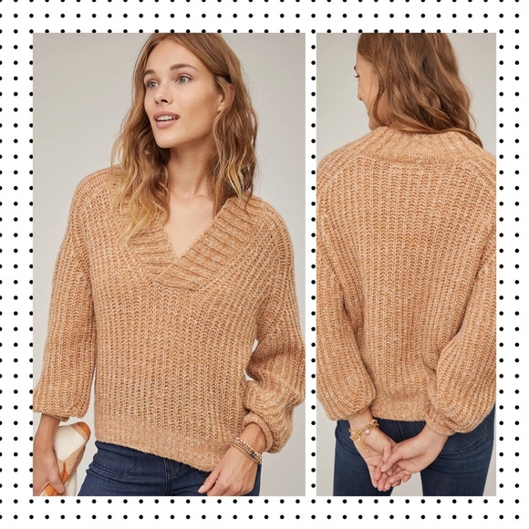 NWT Anthropologie - Honore Ribbed Sweater XL - Picture 4 of 10